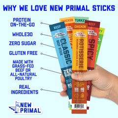 The New Primal ingredient detail featuring spices and natural sweeteners for transparency