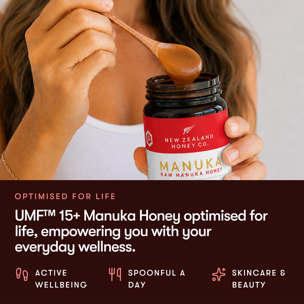 NEW ZEALAND HONEY CO applying honey as face mask for gentle nourishment