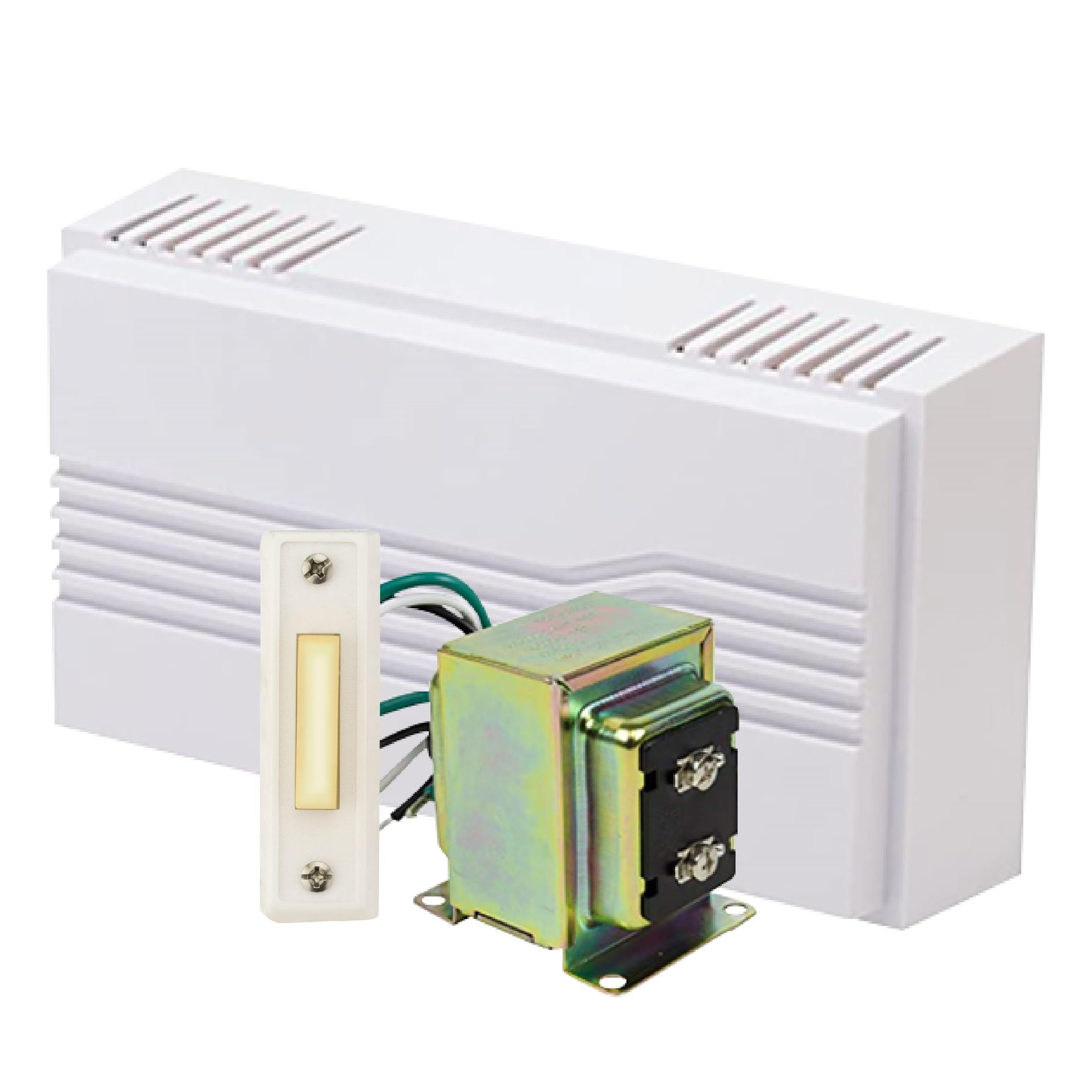 Newhouse Hardware chime front view showing compact design and clear tone
