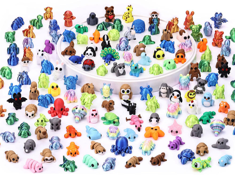 NEXT STOP M desk display of several animals adding playful workspace decor