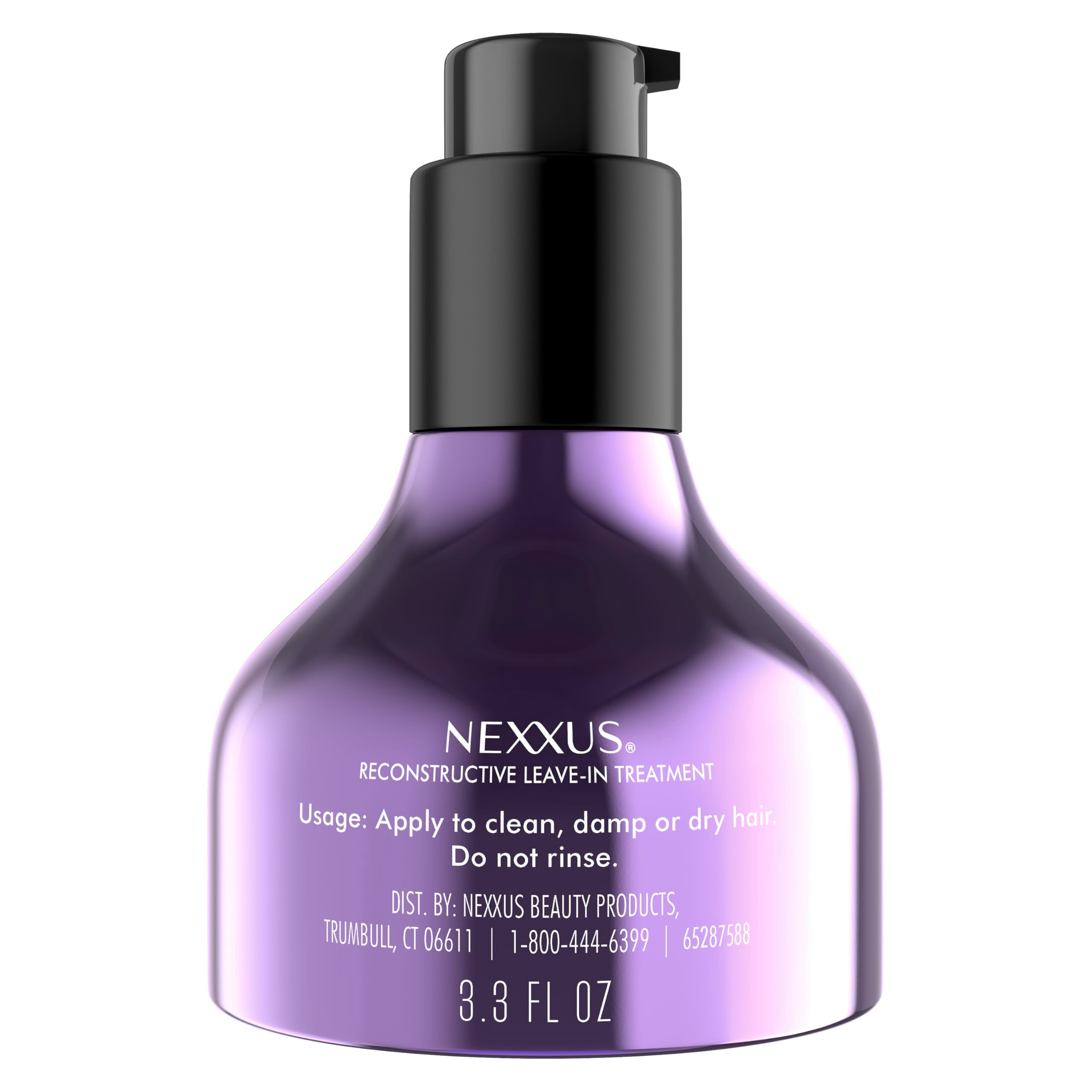 Nexxus pump close-up highlighting easy dispensing and precision