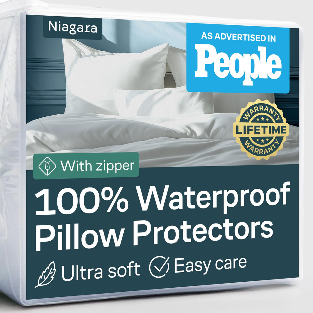 Niagara front packaging of king-size 4-pack showing product and benefits