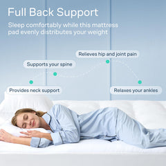 Niagara Sleep Solution quilted pillow-top detail showing cushioning for pressure relief