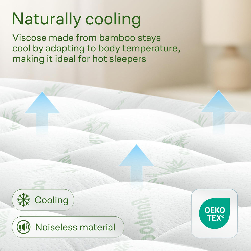 Niagara Sleep Solution side view showing deep pockets and secure fit benefit