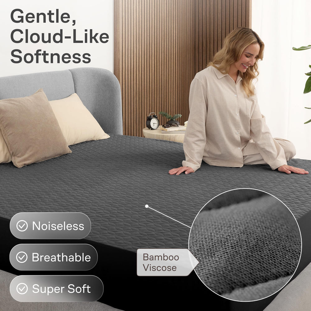 Niagara Sleep Solution side view showing deep pocket and extra-stretch sides for secure fit