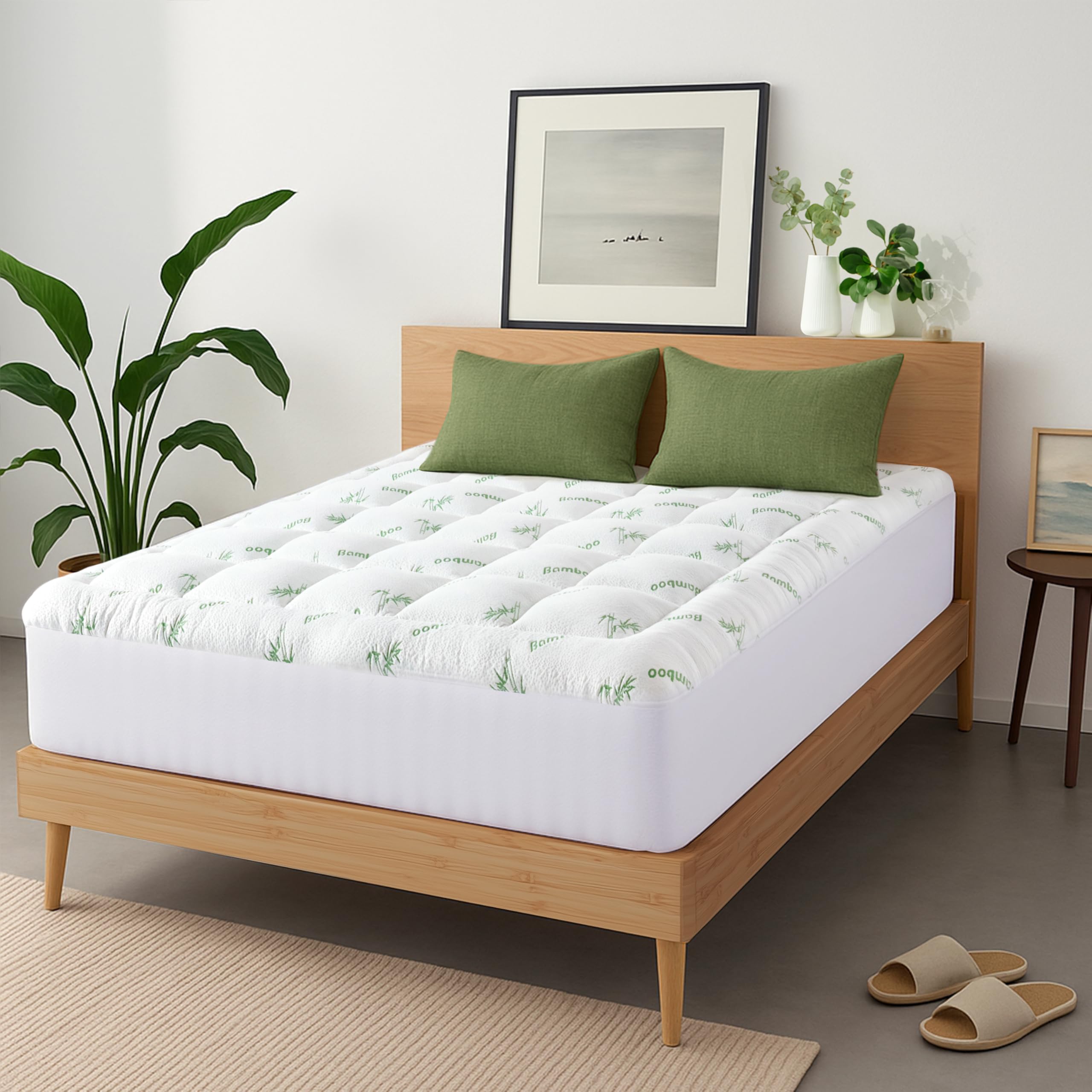 Niagara Sleep Solution in bedroom setting demonstrating cooling, plush comfort