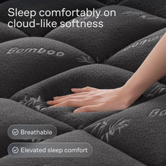 Niagara Sleep Solution close-up of rayon bamboo cover texture, cool feel