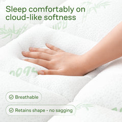 Niagara Sleep Solution close-up of bamboo-rayon surface texture for softness