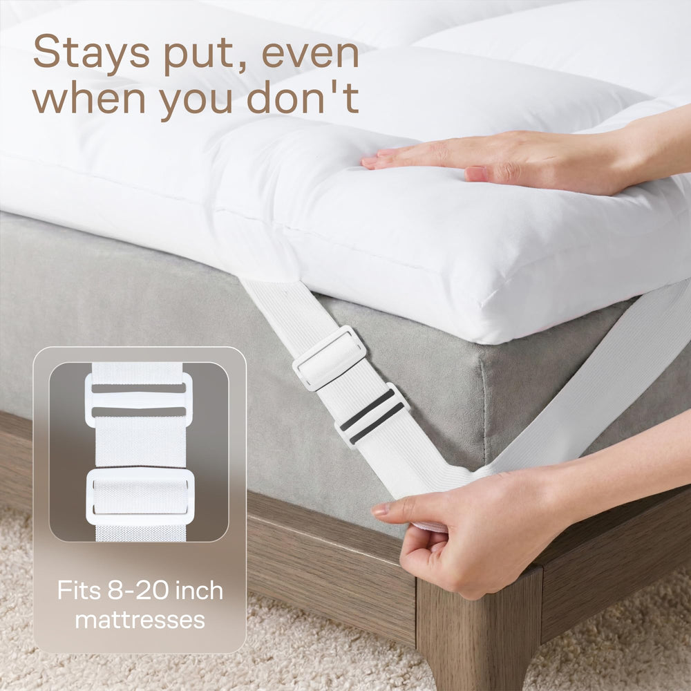 Niagara Sleep Solution topper on a Twin XL dorm bed for cooler comfortable sleep