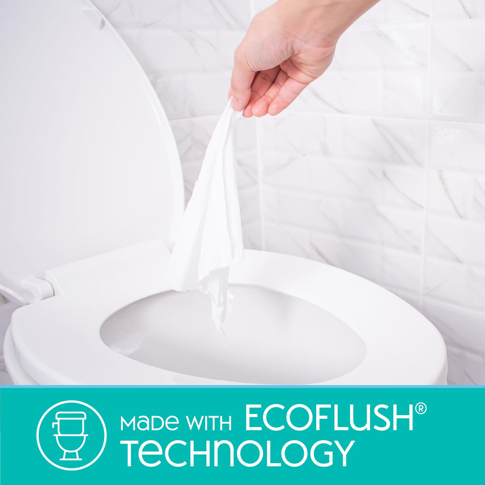 Nice 'N Clean packaging sustainability mark emphasizing plant-based fibers