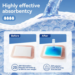 Niceful SAP core cross section revealing polymer gel for locked-in fluid