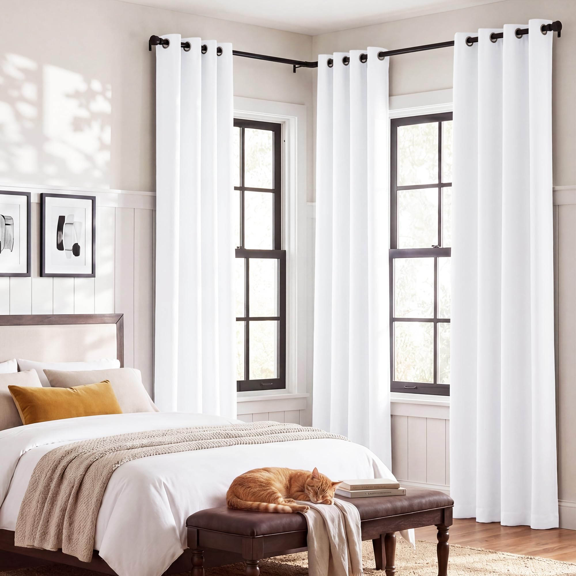 NICETOWN drape folds and hem detail demonstrating heavy-duty finish and durability benefit