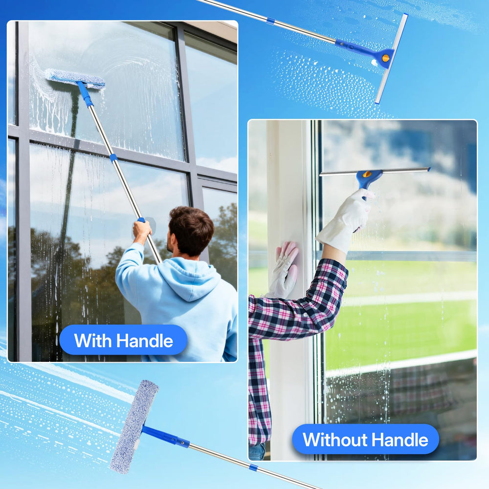 NICOFPHY bucket brackets holding squeegee and scrubber for tidy storage and quick access
