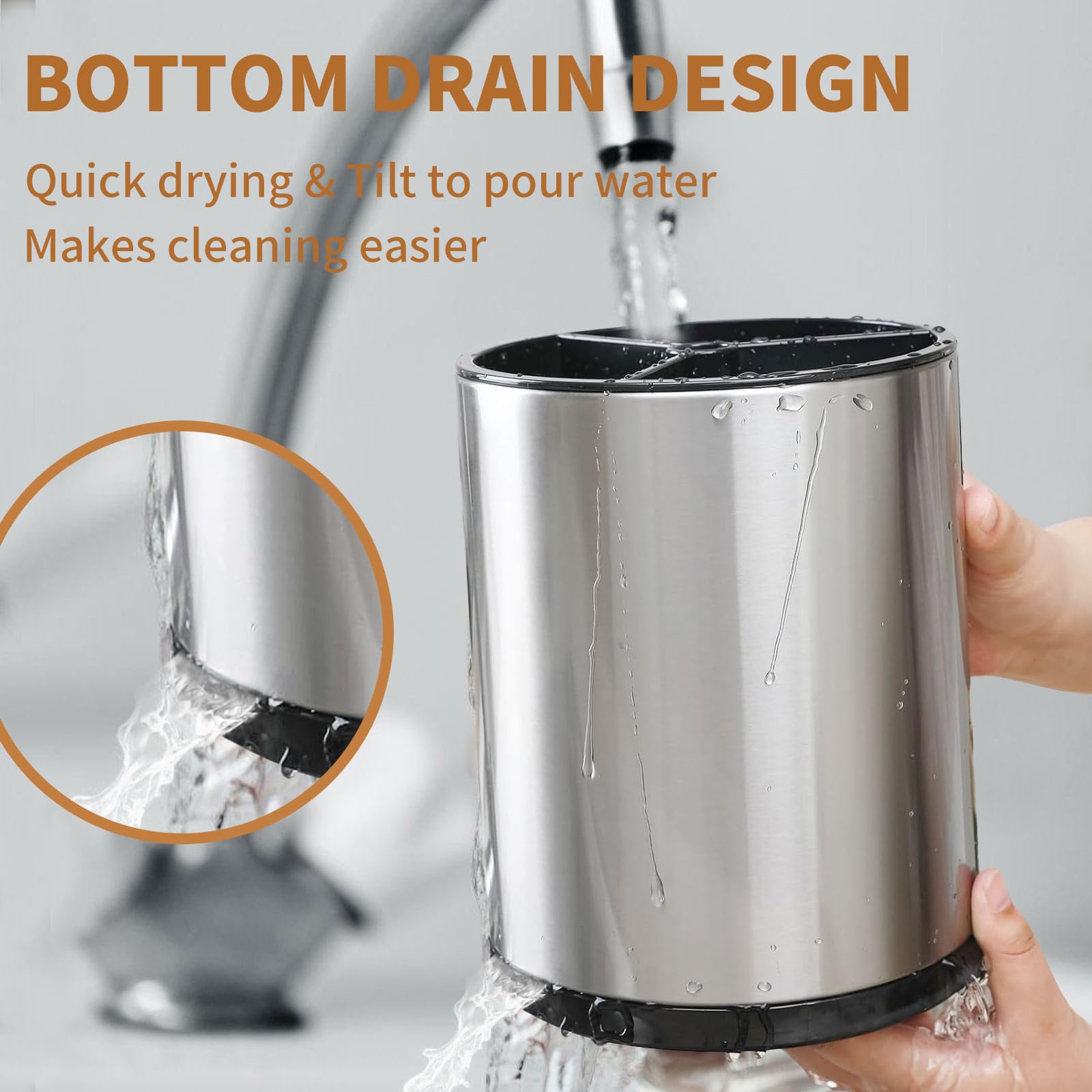 Nigelia size and scale with utensils demonstrating large capacity benefit