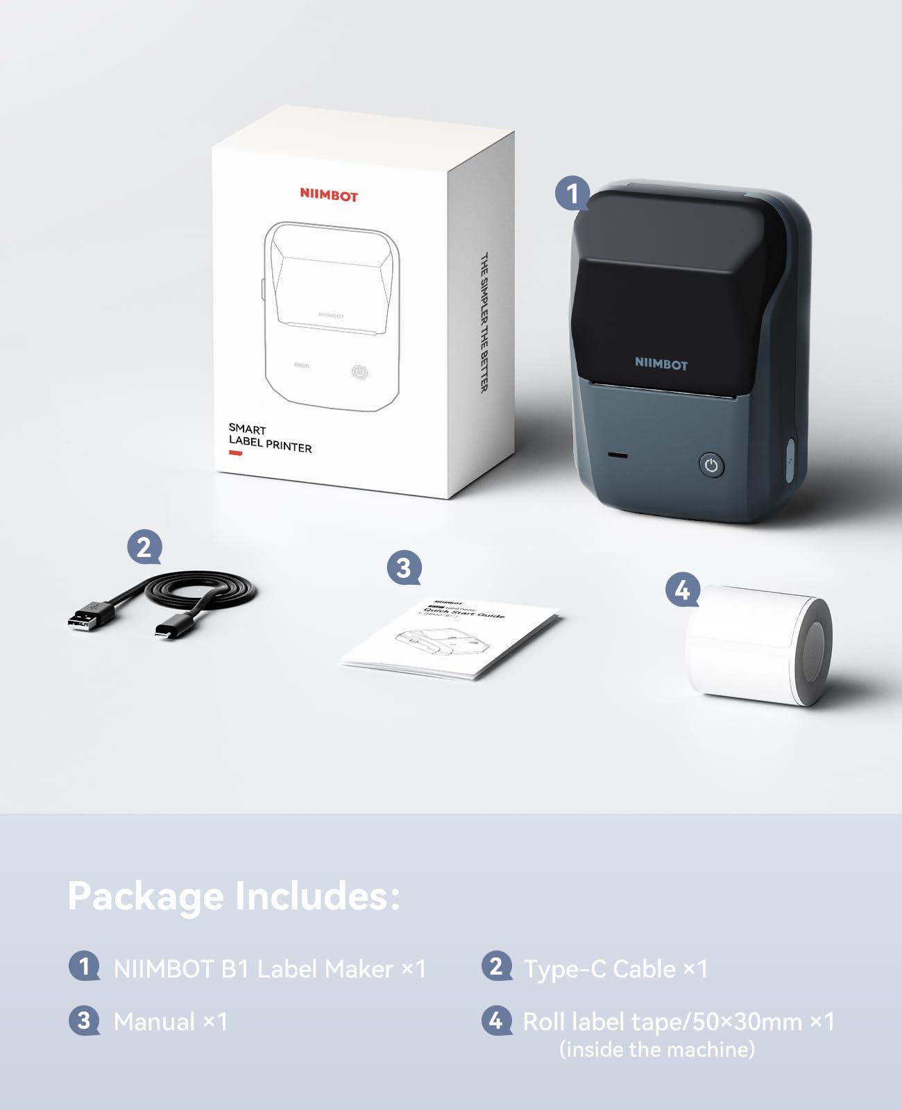 NIIMBOT printed price tag on product demonstrating professional retail labeling