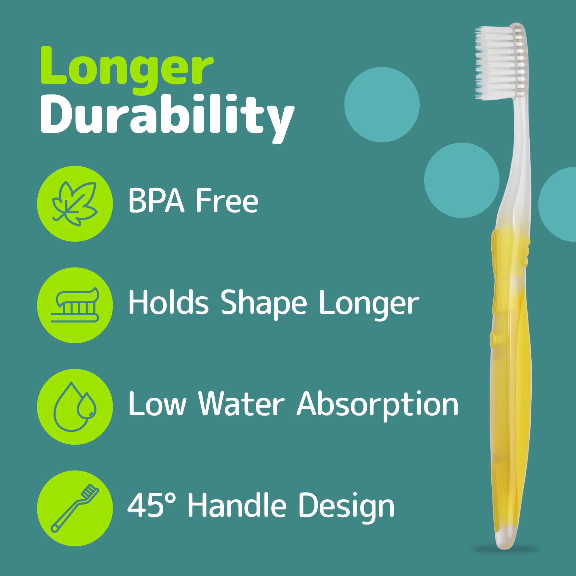 NIMBUS toothbrush in use demonstrating gentle reach along gumline