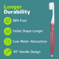 Nimbus toothbrush inside travel bag illustrating portability benefit