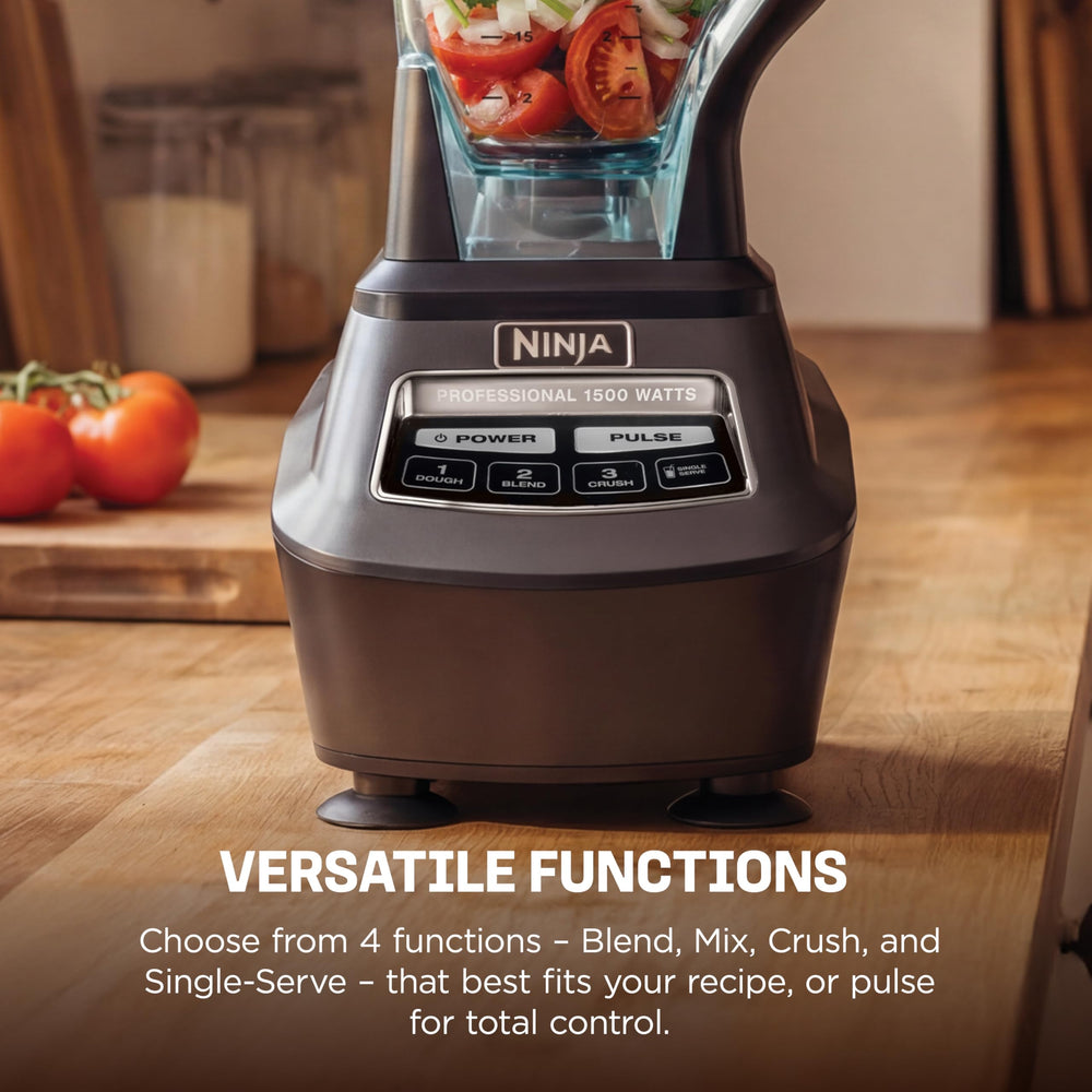 Ninja BL770 two 16oz Nutri Ninja cups with lids for on-the-go shakes