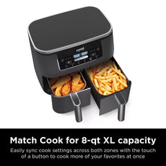 Ninja Foodi baskets removed illustrating easy handling and dishwasher convenience