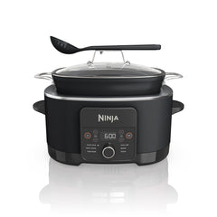 Ninja PossibleCooker PLUS front view showing control panel and 8.5 qt pot for versatile cooking