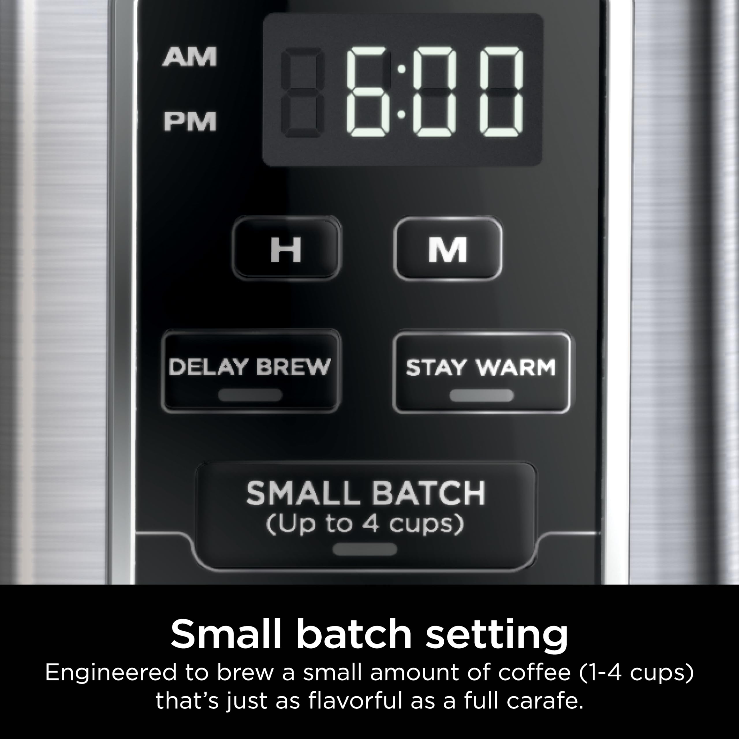 Ninja removable 60-oz reservoir being filled at sink for fast, mess-free refills