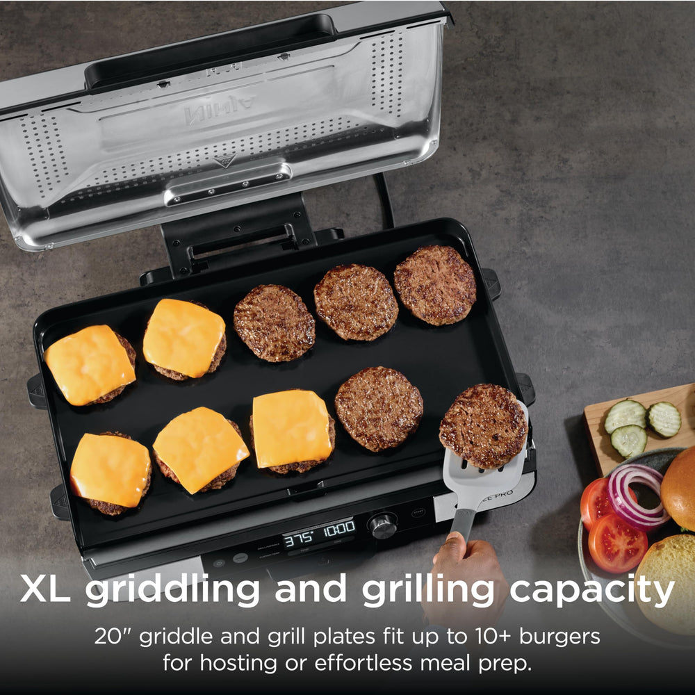 Ninja brand controls and dial demonstrating ProTemp IQ precise temperature control