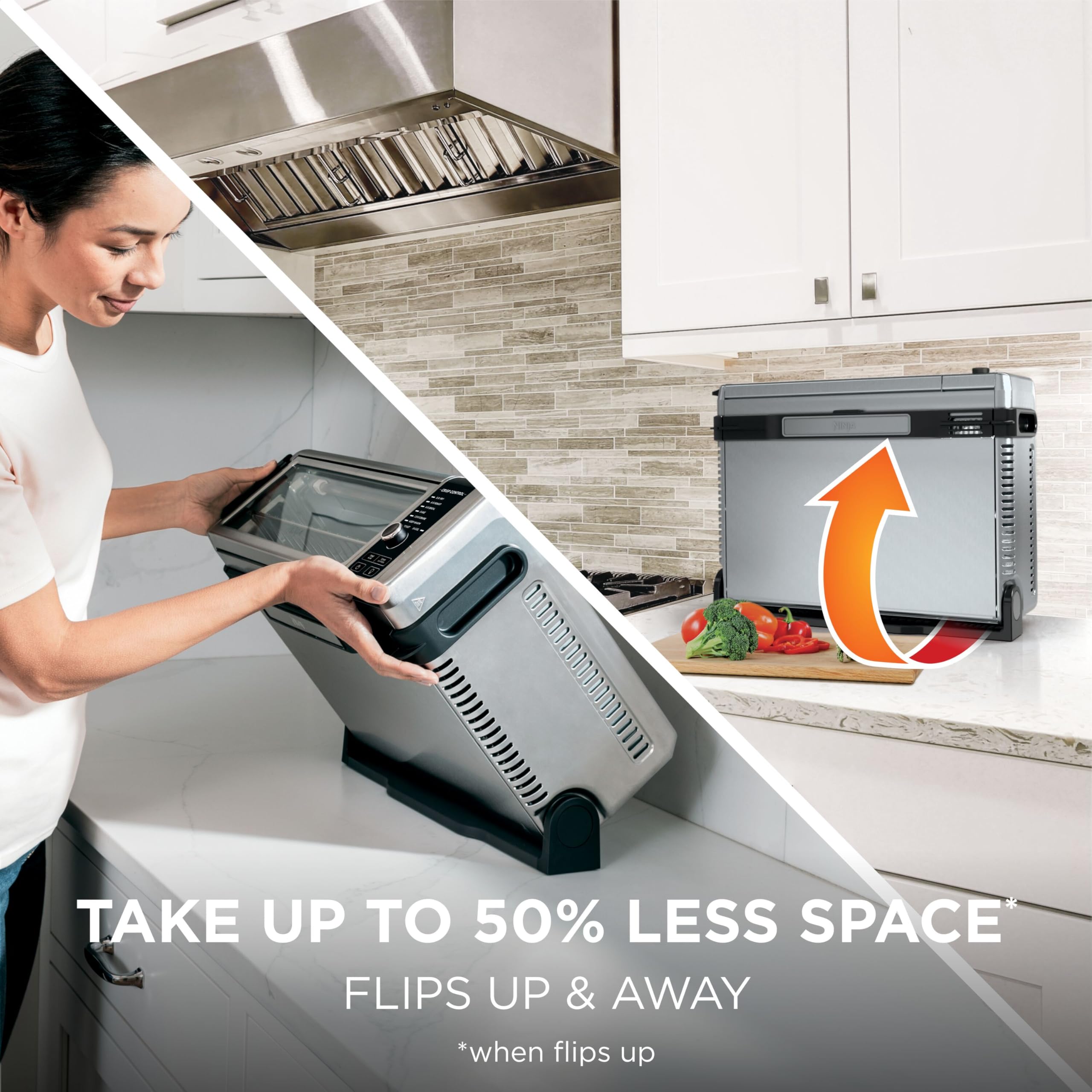 Ninja SP101 dehydrate mode with dried fruit, showing low-temp snack preparation