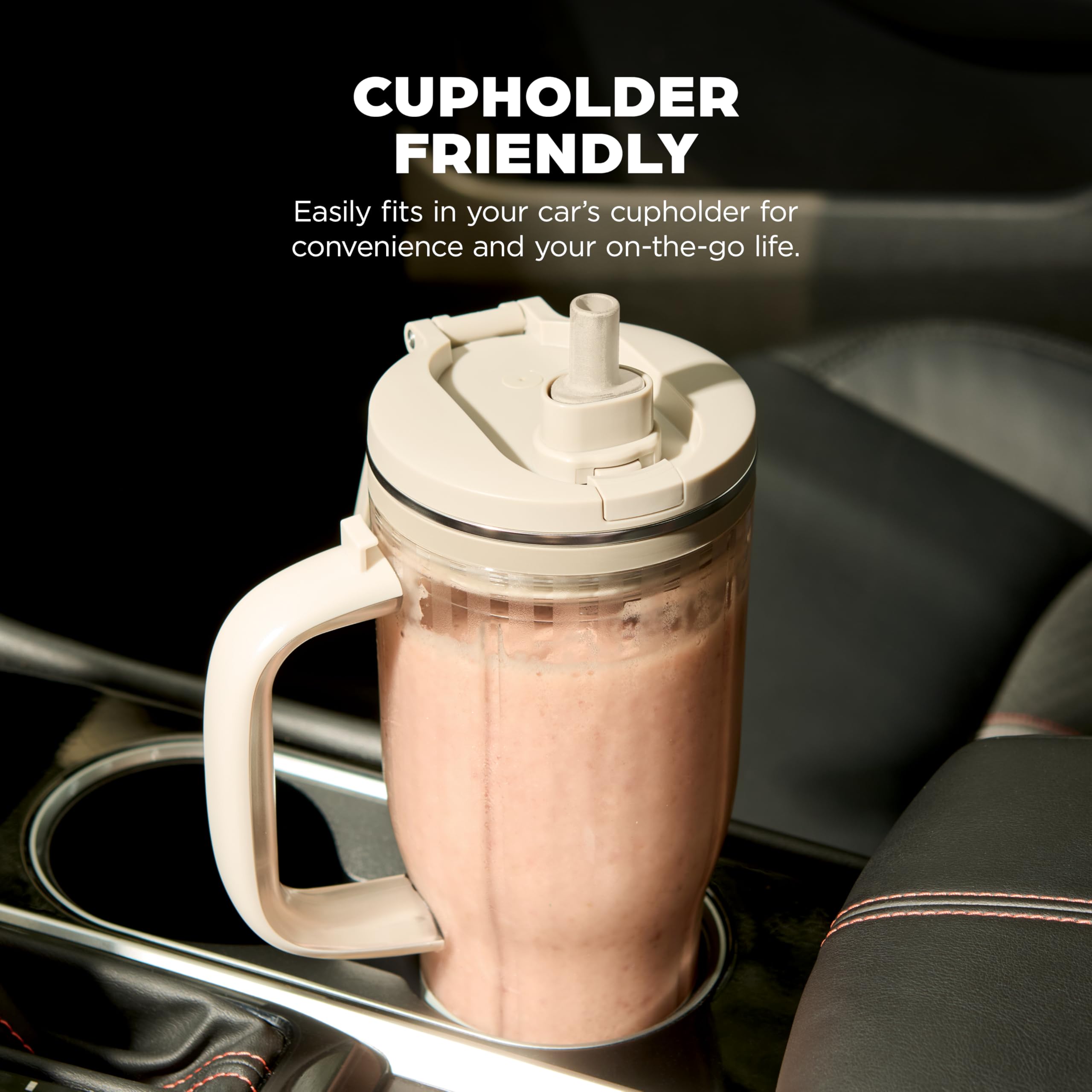 Ninja detached travel tumbler ready to drink with chug spout for convenience