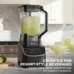 Ninja UltraCrush blending a smoothie illustrating quick, even texture