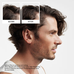 NIOXIN conditioner texture poured to show lightweight moisturizing finish