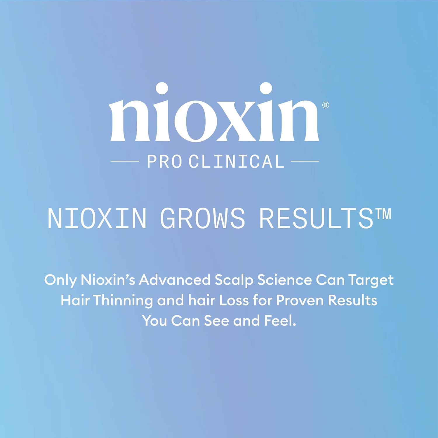 NIOXIN on bathroom vanity in lifestyle setting for consistent routine