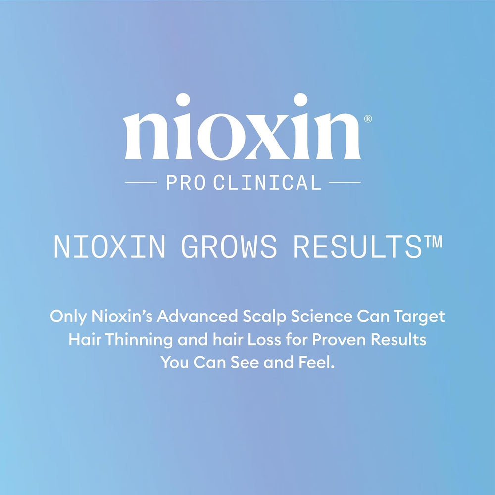 NIOXIN on bathroom vanity in lifestyle setting for consistent routine