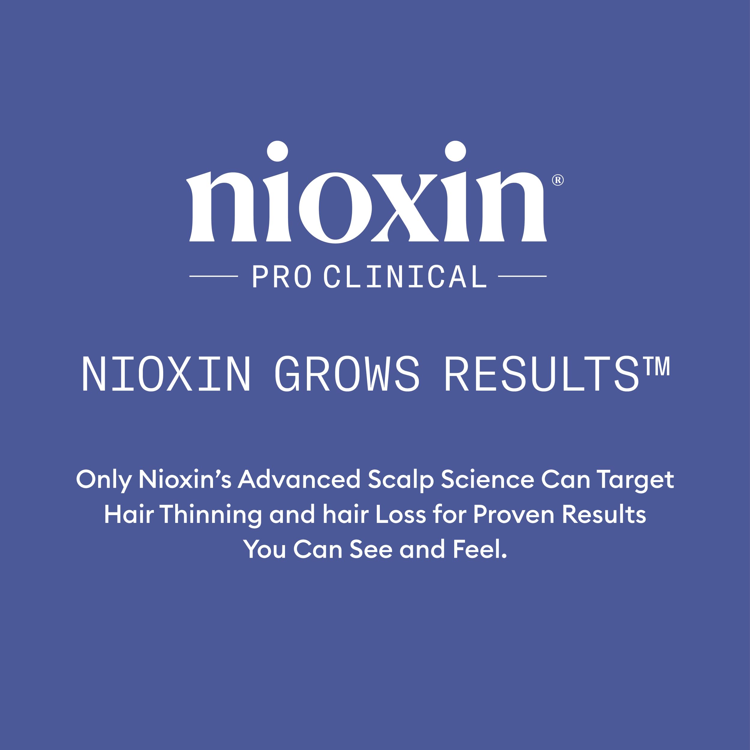Bedside setting with Nioxin serum as part of an evening hair routine