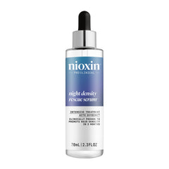 Nioxin front packaging showing serum benefit for thicker-looking hair