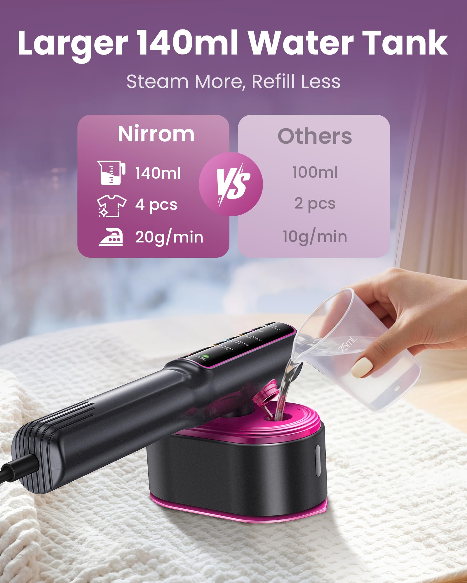 Nirrom steamer packaged gift set including base and manual for ready gifting benefit