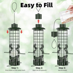 Niser top hanger and lid demonstrating easy refill and secure closure benefit