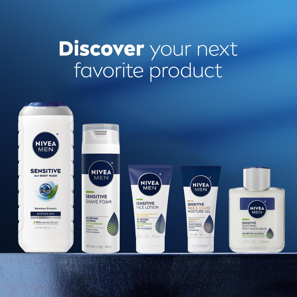 NIVEA MEN scalp lather demonstration supporting mild shampoo use
