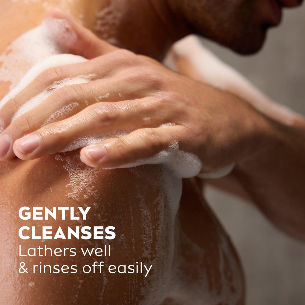 NIVEA MEN creamy foam texture showing gentle lathering action