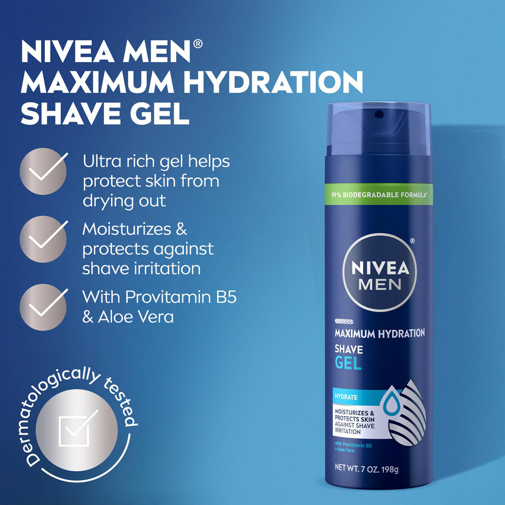 NIVEA MEN creamy foam texture close-up demonstrating rich lather for smoother shave