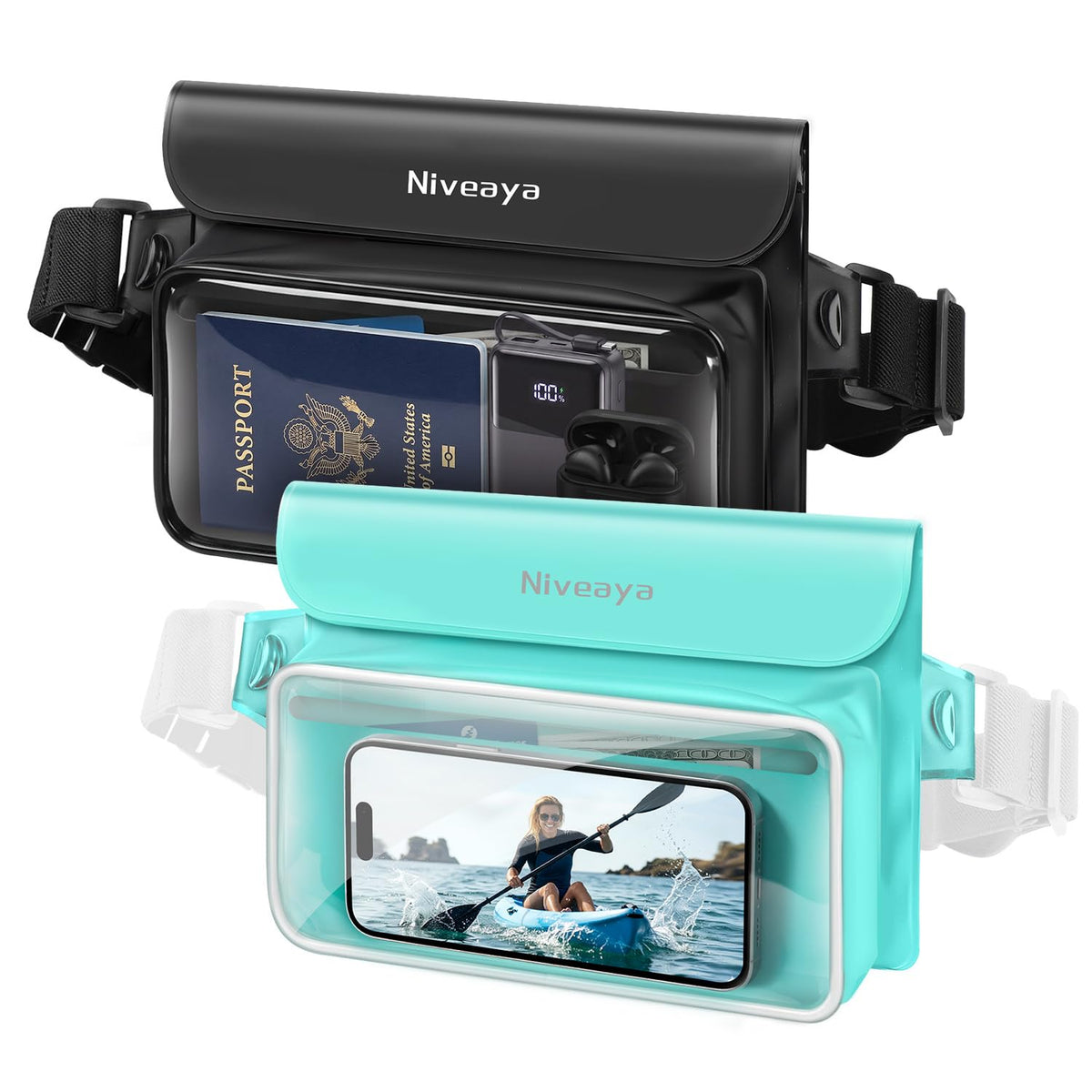 Niveaya front view showing secure storage and easy access benefit