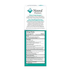 Nizoral label close-up highlighting active ingredients and directions