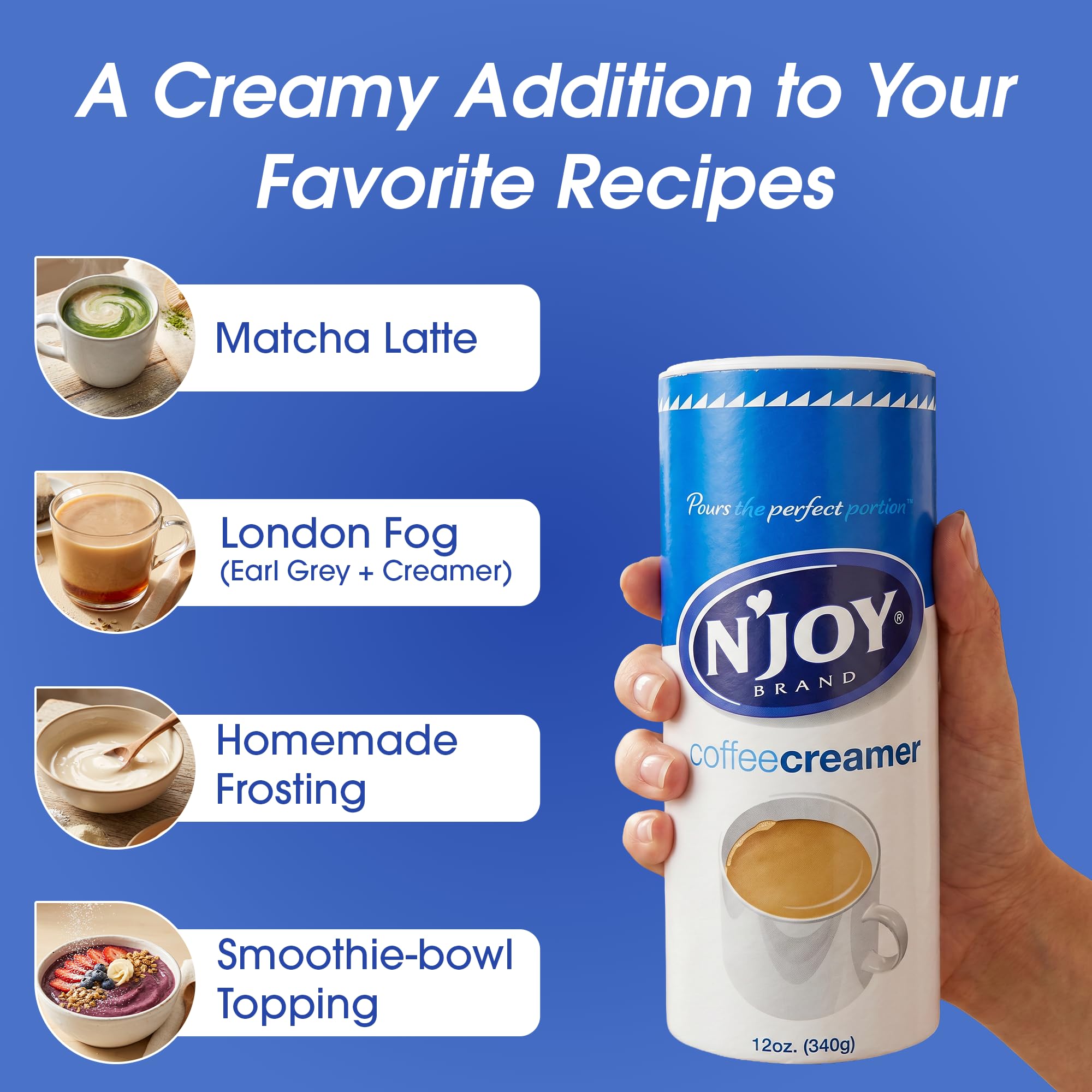 N'Joy canister packed in travel kit for portability and shelf stability