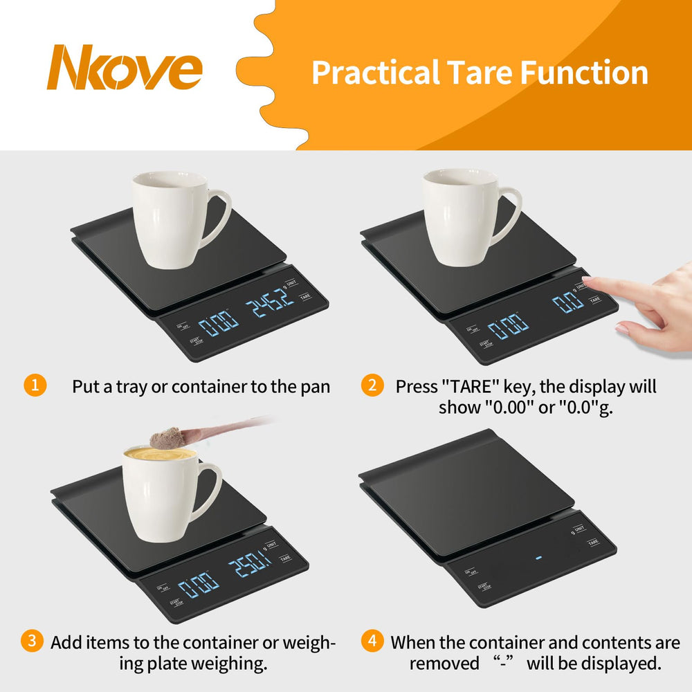 NKOVE silicone pad detail protecting surface from spills, easy cleaning benefit