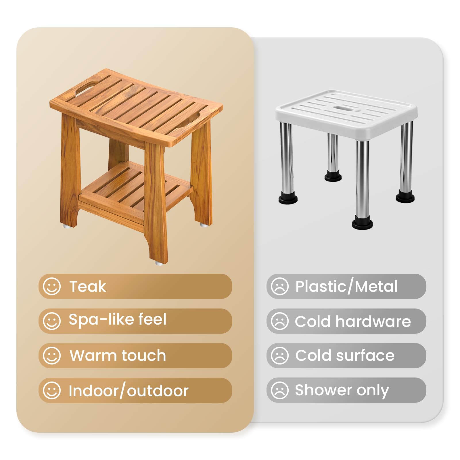 NNN bench packed with care and included five-year craftsmanship card
