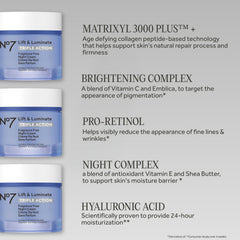No7 cream on fingertip demonstrating smooth application benefit
