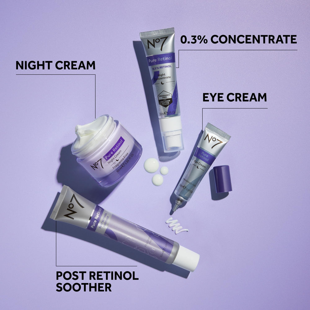 No7 night cream on bedside showing easy inclusion in nightly routine