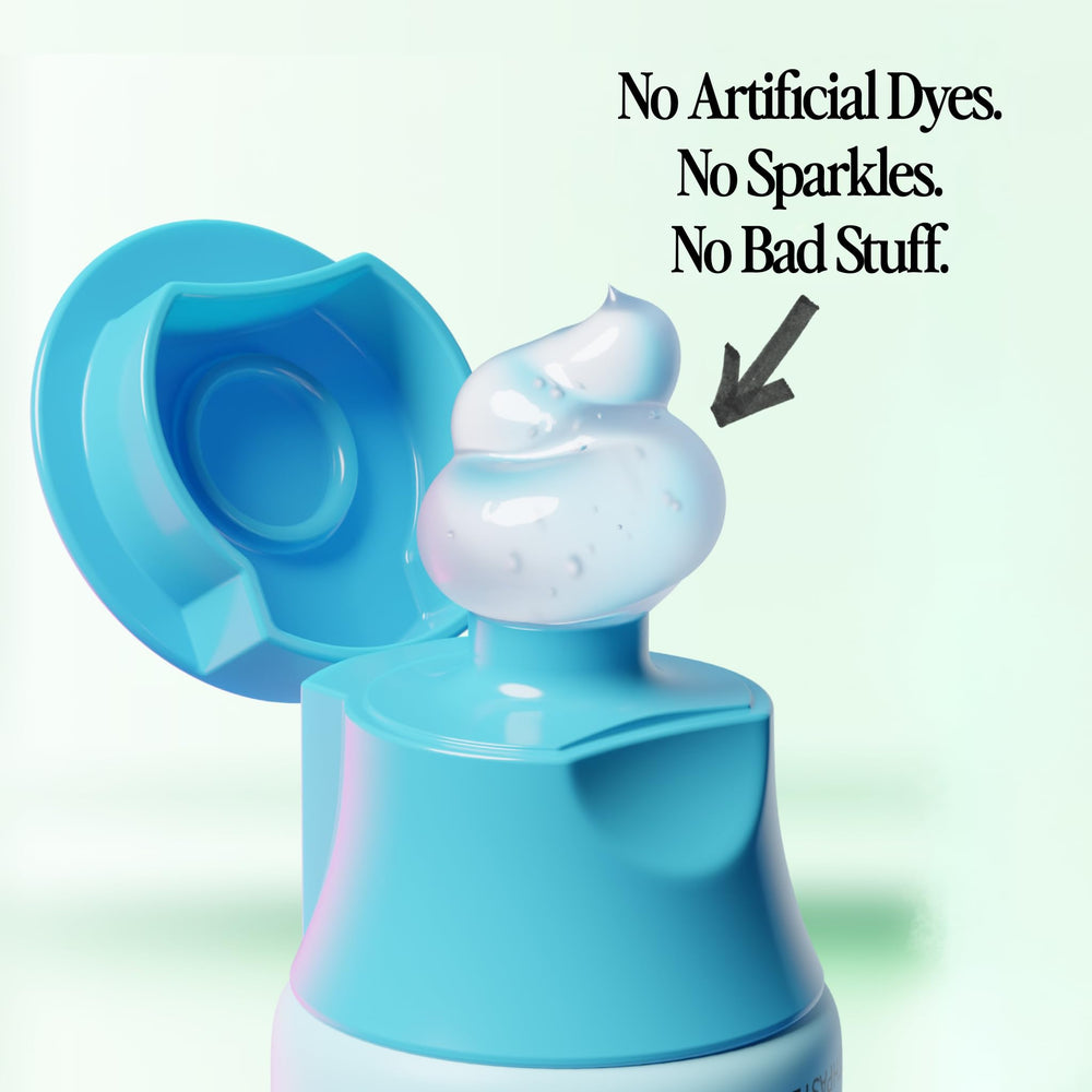 NOBS Jr toothpaste on child toothbrush encouraging daily brushing routines