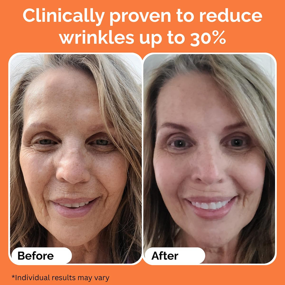 Noche Y Dia applying serum to mature skin demonstrating smoothing
