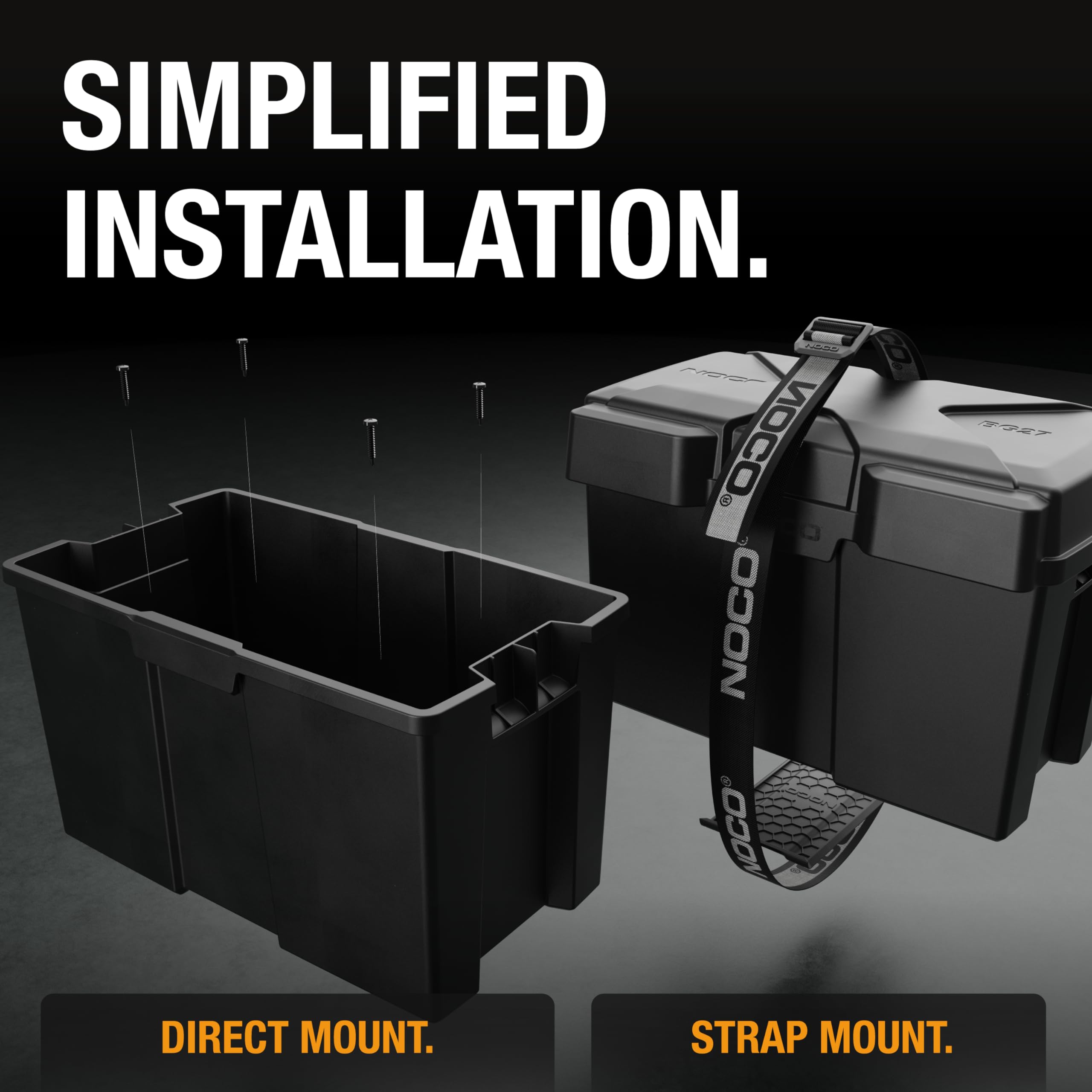 NOCO BG27 side cable entry ports illustrating flexible routing benefit