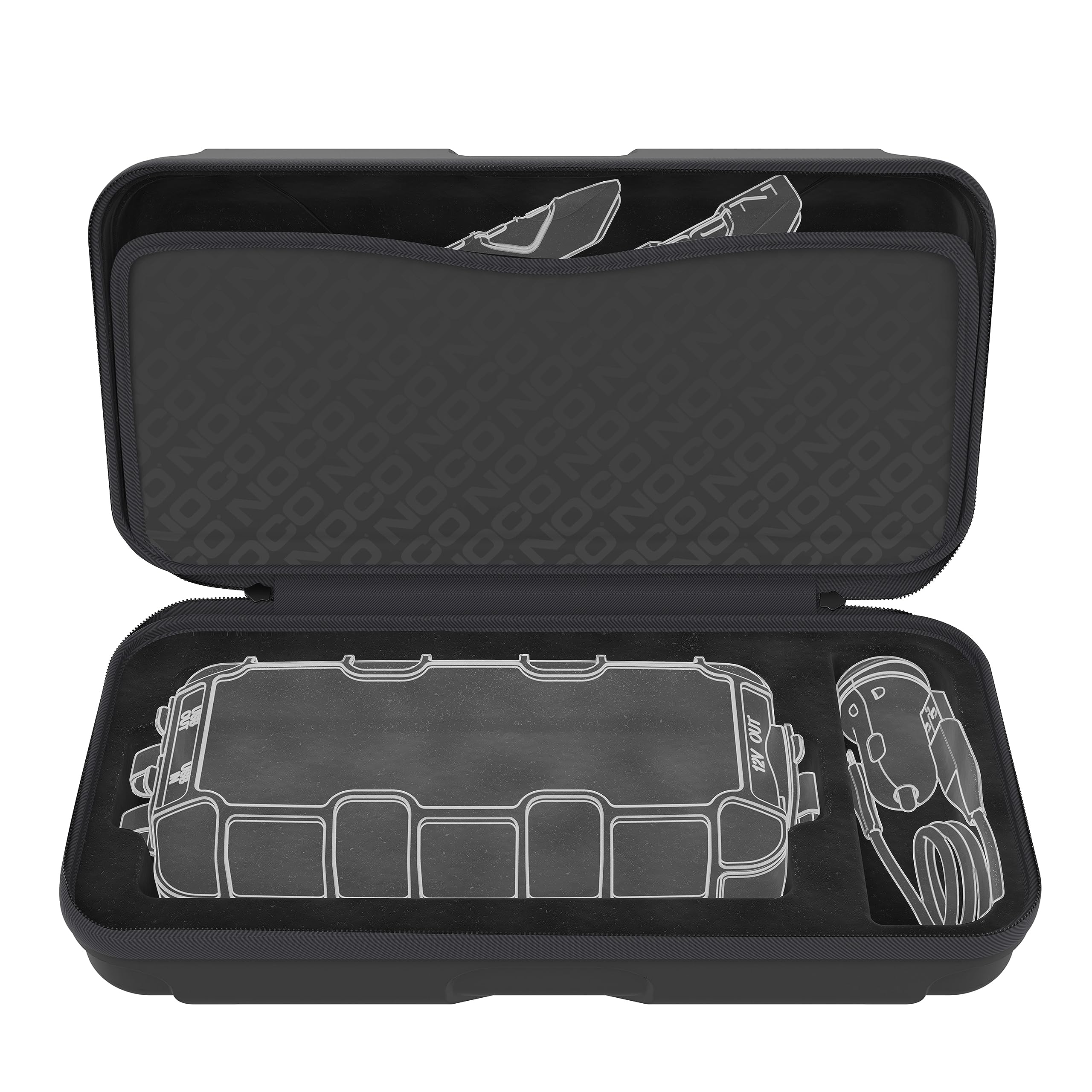 NOCO GBC013 interior molded fit holding GB40 securely, prevents movement damage